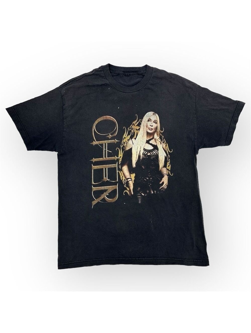 Vintage Cher Farewell Tour 2003 Concert T-Shirt Black Graphic Print